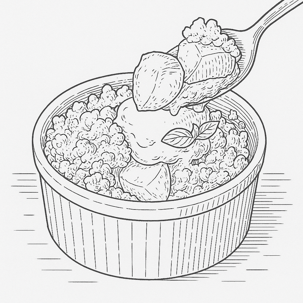 Peach Crisp for One